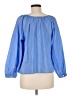 Universal Thread 100% Cotton Blue Long Sleeve Blouse Size M - photo 2