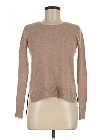 Aqua Cashmere Pullover Sweater (view 1)