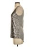 Jessica Simpson 100% Nylon Silver Sleeveless Top Size S - photo 5