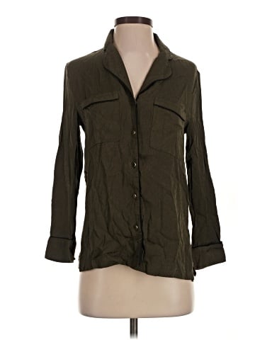 Claudie Pierlot 3/4 Sleeve Button-Down Shirt (view 1)