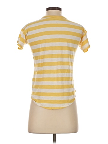 Madewell Whisper Cotton Rib-Crewneck Tee in Bastian Stripe (view 2)