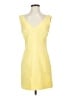 Lilly Pulitzer Floral Solid Yellow Cocktail Dress Size 2 - photo 1