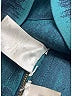 Herve Leger Chevron-herringbone Teal Cocktail Dress Size M - photo 6