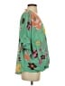 Umgee 100% Polyester Green 3/4 Sleeve Blouse Size S - photo 4