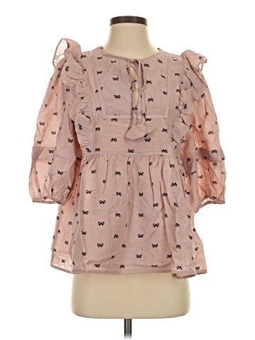 Umgee 3/4 Sleeve Blouse (view 1)