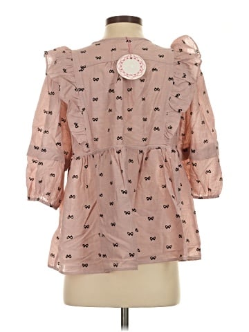 Umgee 3/4 Sleeve Blouse (view 2)