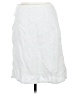Max Studio 100% Cotton Solid White Casual Skirt Size 8 - photo 2