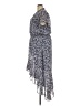 1.State 100% Polyester Paisley Blue Casual Dress Size 2X - photo 5