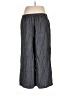 Eileen Fisher Stripes Gray Linen Pants Size L - photo 2