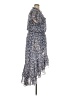 1.State 100% Polyester Paisley Blue Casual Dress Size 2X - photo 4