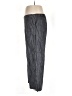 Eileen Fisher Stripes Gray Linen Pants Size L - photo 5
