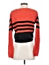Vila 100% Polyacrylic Color Block Orange Pullover Sweater Size S - photo 2