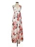 Simplee 100% Polyester Print Ivory Casual Dress Size S - photo 1