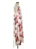 Simplee 100% Polyester Print Ivory Casual Dress Size S - photo 4