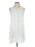 Jones New York 100% Polyester White Sleeveless Blouse Size M - photo 1