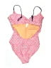 J.Crew Hearts Pink One Piece Swimsuit Size 12 - photo 2
