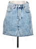 MNG 100% Cotton Blue Denim Skirt Size XS - photo 1