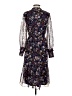 Draper James 100% Polyester Floral Blue Casual Dress Size 4 - photo 2