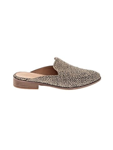 Madewell The Frances Loafer Mule in Spotted Calf Hair (view 1)