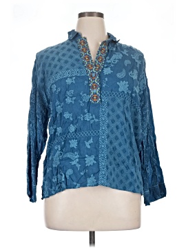 Johnny Was 3/4 Sleeve Blouse