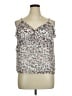 Express Silver Sleeveless Blouse Size XL - photo 1