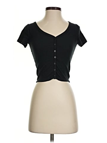 Hollister Short Sleeve Henley (view 1)
