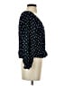 Old Navy 100% Rayon Polka Dots Black Long Sleeve Blouse Size XS - photo 4