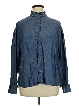 Time And Tru Long Sleeve Button Down Shirt