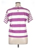 Talbots 100% Cotton Stripes Purple Short Sleeve Top Size XL - photo 2