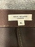 Max Studio 100% Polyurethane Solid Brown Faux Leather Skirt Size XL - photo 4