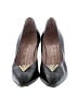 Bruno Magli 100% Leather Green Black Heels Size 6 1/2 - photo 2