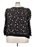 the GET Floral Black Pullover Sweater Size 4X - photo 1