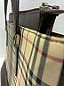 Burberry 100% Canvas Plaid Gray Tote One size - photo 8