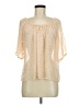 Charlotte Russe 100% Polyester Ivory 3/4 Sleeve Blouse Size M - photo 1