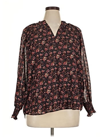 Philosophy Republic Clothing Long Sleeve Blouse (view 1)