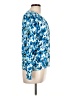 Lands' End 100% Cotton Print Blue Pullover Sweater Size L (petite) - photo 4
