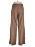 Mila Solid Brown Casual Pants Size M - photo 2
