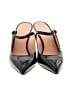 J.Crew 100% Leather Solid Black Heels Size 7 1/2 - photo 2