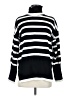Unbranded Stripes Black Turtleneck Sweater Size M - photo 1
