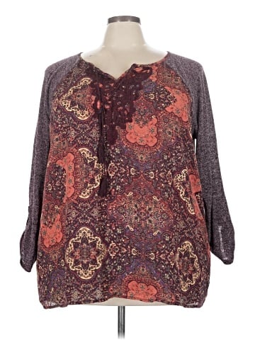 Gloria Vanderbilt 3/4 Sleeve Blouse (view 1)