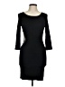Bebe Solid Black Cocktail Dress Size M - photo 1