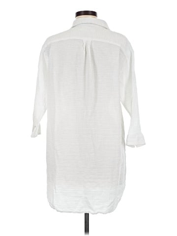 Seafolly 3/4 Sleeve Button-Down Shirt (view 2)