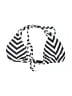 PilyQ Stripes Ivory Swimsuit Top Size S - photo 1