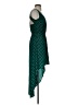 Soprano 100% Polyester Chevron-herringbone Teal Cocktail Dress Size XS - photo 4
