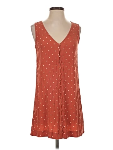 Madewell Heather Button-Front Dress in Polka Dot (view 1)