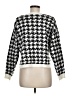 William Rast Houndstooth White Pullover Sweater Size M - photo 2