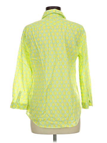 Lands' End 3/4 Sleeve Button-Down Shirt (view 2)
