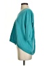 Autumn Cashmere 100% Cashmere Teal Cashmere Pullover Sweater Size S - photo 5