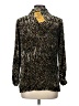 Stitches Animal Print Gold Long Sleeve Blouse Size 10 - photo 2