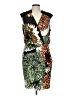 Ali Ro Graphic Green Cocktail Dress Size 12 - photo 1